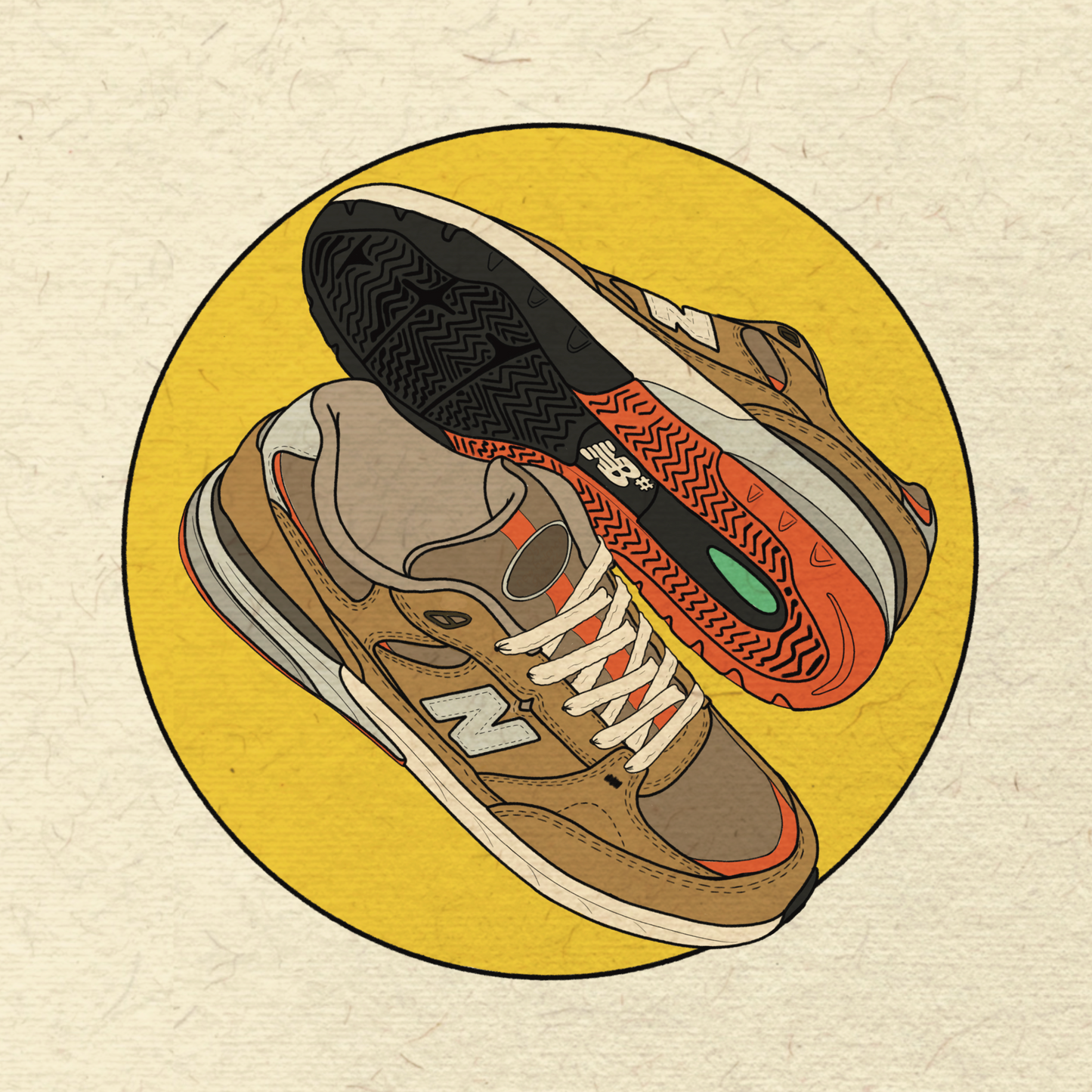 Yellow NB Sneaker Poster