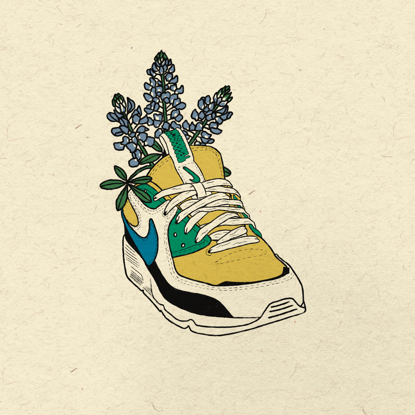 Air Flower Power Sneaker Poster
