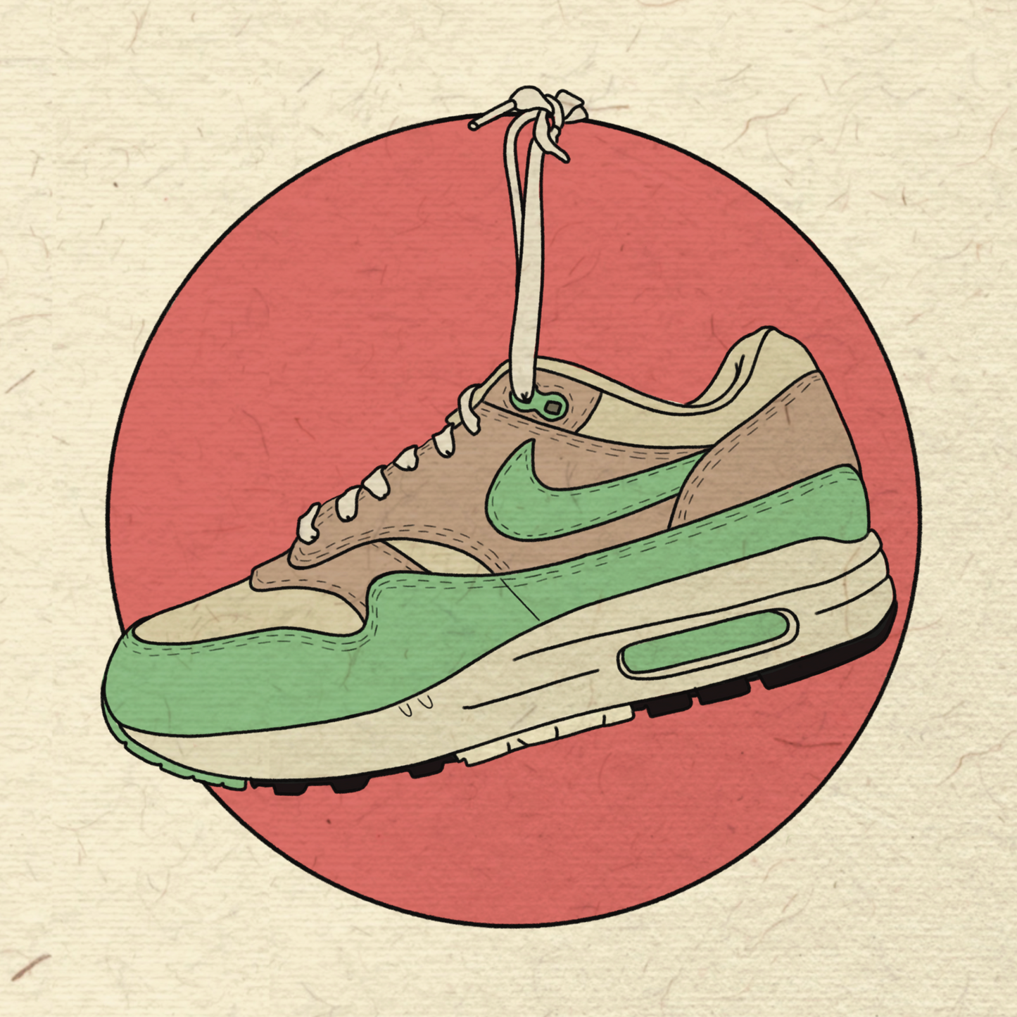 Just Hang In There Air Sneaker Poster