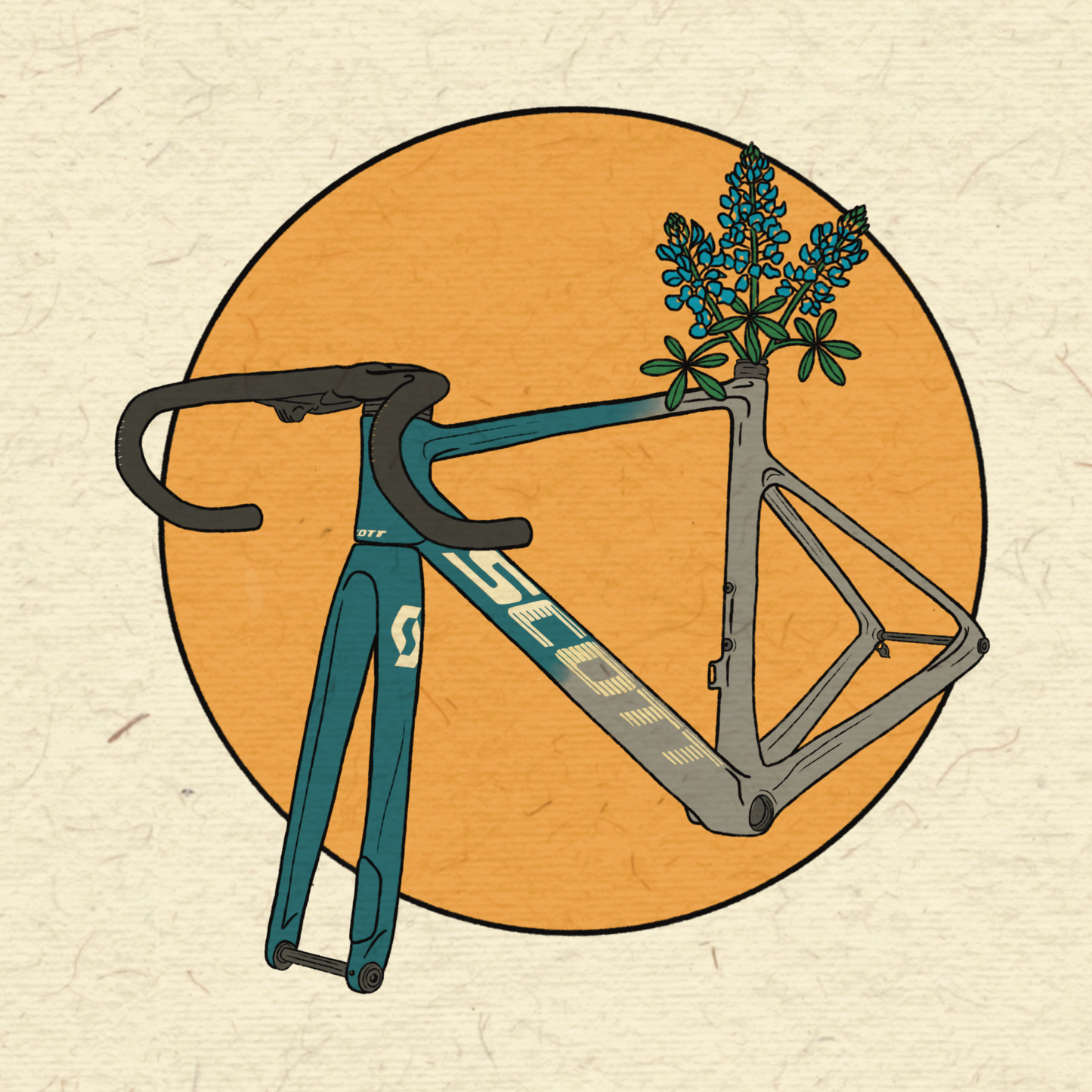 Scott Addict Flower Edition Poster