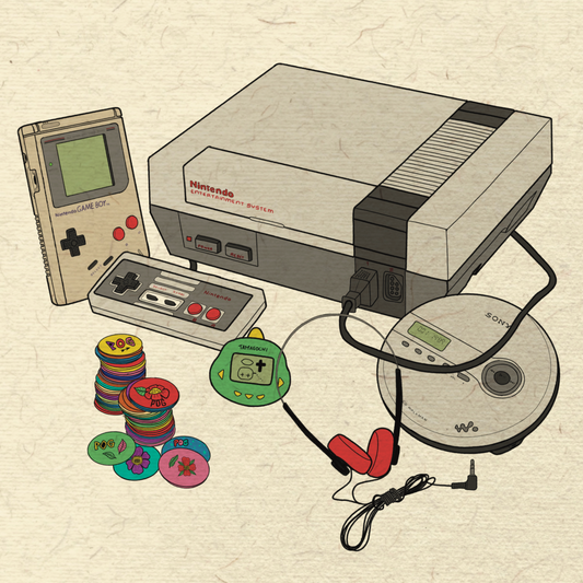 90s Weekend Nostalgia Kit Poster